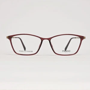 MODO 7011 Damen Ultraleichte Titan Oval Gläser in Weinkristall | 54 mm - Bild 1 von 12