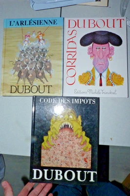 Lot Dubout, Code des impôts , Corridas , L'Arlésienne - Photo 1/4