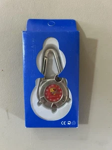 SELTEN RARITÄT Porsche Rucksack Clip On Karabiner Uhr Uhr Neu in Verpackung ungeöffnet Schlüsselanhänger - Bild 1 von 3