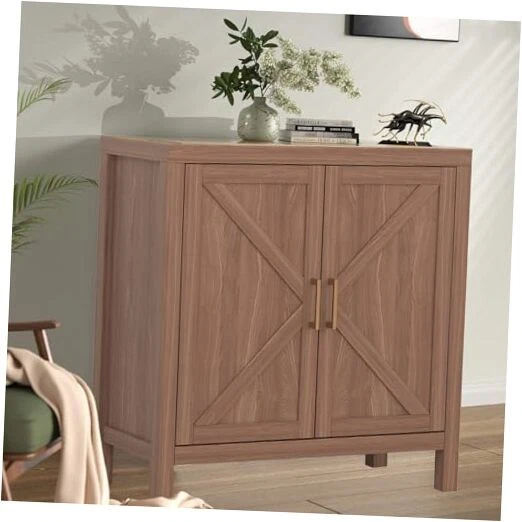  Sideboard Buffet Storage Cabinet, 3 Tier Coffee Bar Cabinet with Adjustable  - Image 1 of 4