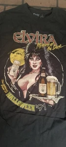 ELVIRA - Fear of Halloween Fright Night Bier T-Shirt ~nie getragen~ S M L XL - Bild 1 von 3