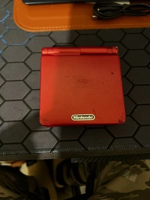OEM Authentic Replacement Shell w/ Buttons Nintendo Game Boy Advance SP GBA Red - Image 1 of 3