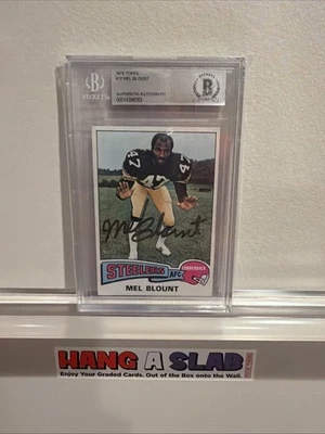 Signed MEL BLOUNT RC HOF Auto 1975 Topps Card #12 BAS 👀👀👀NRMT+ - Image 1 of 3
