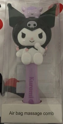 Cepillo de pelo de masaje con bolsa de aire púrpura Kuromi sin marca Sanrio Foto 1 de 2