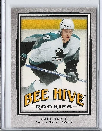 06-07 2006-07 BEEHIVE MATT CARLE ROOKIE RC 151 SAN JOSE SHARKS - Image 1 of 1