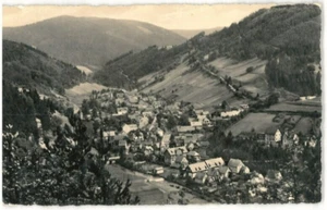 Ansichtskarte Unterweißbach/Thüringer Wald - Partie im Lichtetal/Ortsansicht - Picture 1 of 2