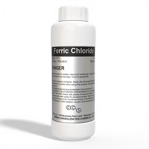 Ferric Chloride Solution Liquid Etchant 500ml (16oz) - PCB Etchant - Picture 1 of 2