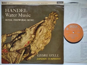 GEORG SZELL CONDUCTS HANDEL WATER MUSIC & ROYAL FIREWORKS LSO DECCA LXT 5666 - Picture 1 of 4