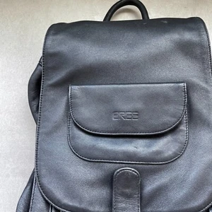 BREE Leather Backpack Black Womens Backpack Rucksack Small π€ - Picture 1 of 22