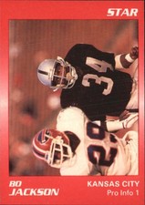 1990 Star Diamond Terror #7 Bo Jackson Royals  C59461 - NM-MT