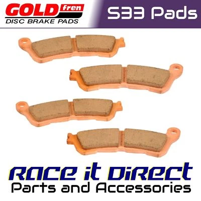 Brake Pads for HONDA CB 1000 R ABS 2008-2017 FRONT Goldfren S33 - Image 1 of 3