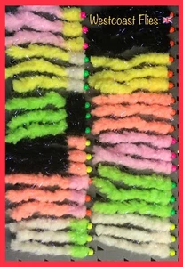 Hot Head Eggstacy Flies Bung Lures Multiple Options Choose Colour and Size 10 - Picture 1 of 15