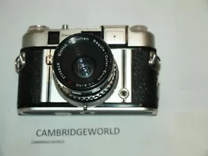 REGULA IIID 35mm RANGEFINDER CAMERA w/ 50mm F2.8 ENNA ENNIT LENS MADE in GERMANY - Picture 1 of 2