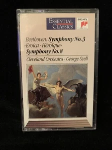 BEETHOVEN Symphonies #3 & 8 - SZELL, Cleveland - SONY CASSETTE TAPE 1990 - Picture 1 of 5