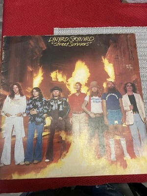 LYNYRD SKYNYRD - Street Survivors - Vinyl LP 1977 MCA-3029 Flames Singed Ed King - Image 1 of 4