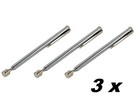 3x Magnetstab 60cm Teleskopstab Teleskopmagent Magnetgreifer Heber Magnetheber 3