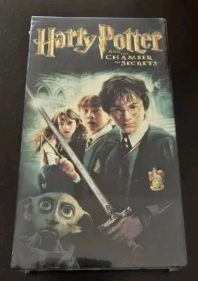 Harry Potter & The Chamber of Secrets VHS Tape Warner Bros 2002 PG Movie - Image 1 of 2