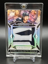 2022-23 UD Exquisite Collection KENT JOHNSON Rookie Patch /49 Columbus CBJ