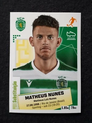 #299 BIS Matheus Nunes Sporting CP  PANINI 2020-21 ROOKIE - Alvalade's Cantera! - Image 1 of 2