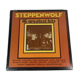 Steppenwolf 16 Greatest Hits LP Rock Acid12" 33 RPM Vinyl Record - Picture 1 of 9