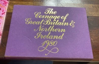1980 Great Britain Northern Ireland Proof Set Royal Mint 6 coin - Image 1 of 4