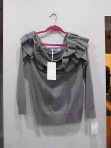 Womens Grey Michelle Keegan Jumper Size 10 New - Picture 1 of 2