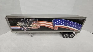Franklin Mint 1.32 Die-Cast Refrigerator Trailer American Eagle Stars & Stripes - Picture 1 of 24