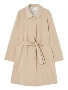 PERSONA By MARINA RINALDI Line N.O.W Trench Gabardine Beige Teruel - Picture 1 of 4