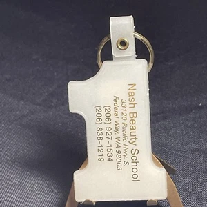 Nash Beauty School Vintage #1 Keychain KEY - 25 - Picture 1 of 1