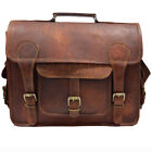 Men's Messenger Bag Briefcase Style Camera Handbag Brown Photograpers Laptop Bag