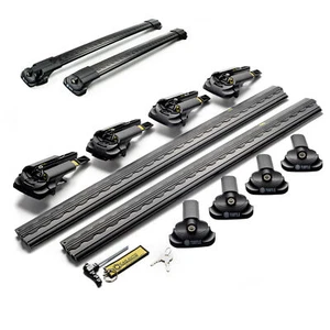 for VW VOLKSWAGEN T6 CARAVELLE 2015 + ROOF BARS TRANSVERSE LUGGAGE RACKS - Picture 1 of 12