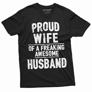 Proud Wife Shirt Valentine's Day Gift For Her Wifey Gift Tee Gift From Husband - Picture 1 of 5