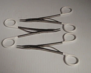 Qty (3) Endo-Surgery Ligation Clip Applier, White Handle, 6" - Picture 1 of 10