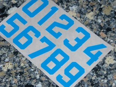 JACKSONVILLE 2020 Football Helmet Decals Numbers #0-9 MINI Size 3M 20MIL - Image 1 of 2