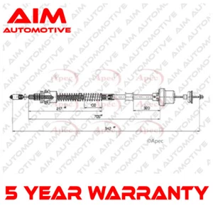 Objetivo de cable de embrague se adapta a MG ZR 2001-2005 Rover 25 2003-2005 1.1 1.4 1.6 UUC000040 - Imagen 1 de 2
