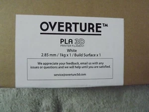 Overture 2.85mm ABS Filament 1Kg DARK GRAY For 3D Printer High Impact NEW - Picture 1 of 2
