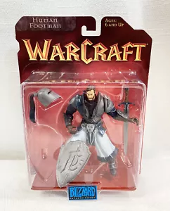 NIB Human Footman Warcraft 1998 Blizzard Entertainment Action Figure Collection - Picture 1 of 5