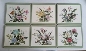 Pimpernel 6 placemats Oriental Floral Place Mats Vintage - 6 Piece Set Boxed - Picture 1 of 5