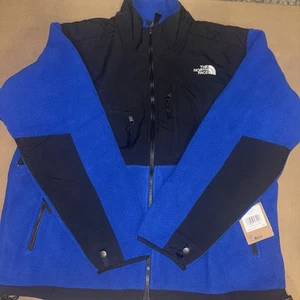 The North Face Men’s  Retro Denali Fleece Jacket TNF Blue/Black LG authentic new - Picture 1 of 14