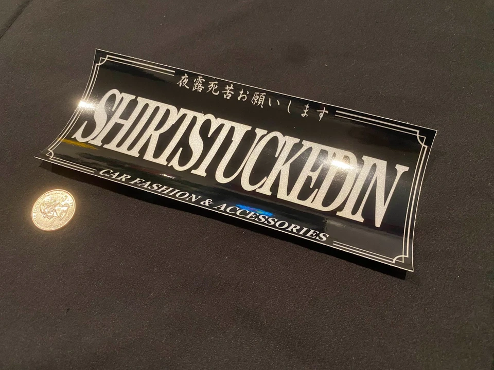 CAMISETAS PEGADAS NARA-KEN KANSAI JAPÓN CLUB PEGATINA REFLECTANTE BOFETADA DERIVA JDM Foto 1 de 1