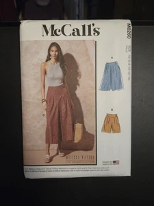 McCall's 8260 Skirt, Shorts & Pants (Culottes) w/Pockets  Misses' 16-24 Pattern - Picture 1 of 3