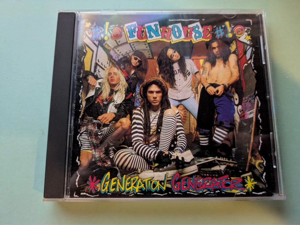 Generation Generator - Funhouse CD (1990 Caroline Records) Rare OOP Hair Metal Foto 1 de 1