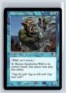 (4x) QUICKSILVER WALL – MTG Magic the Gathering Card – Prophecy – Uncommon - Picture 1 of 6