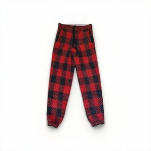 Pantalones de chándal acogedores SKIMS ladrillo cuadros búfalo ropa de salón S/M - Imagen 1 de 2