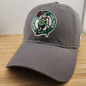 Boston Celtics Hat, Gray Cap, 2018 NBA Draft, 100% Cotton, New Era, Strapback 🏀 - Picture 1 of 11