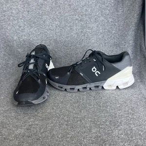 On Cloudflyer 4 Running Shoes Men's 13 Black White Sneakers ISSUES - Picture 1 of 24