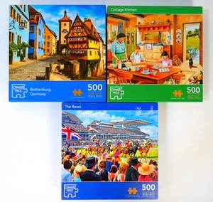 Restposten 3x 500 Teile Puzzle von Corner Piece - Puzzle Konvolut L1 - Bild 1 von 5