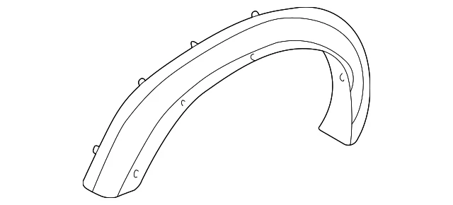 Guardabarros genuino GM 15034715 Foto 1 de 2