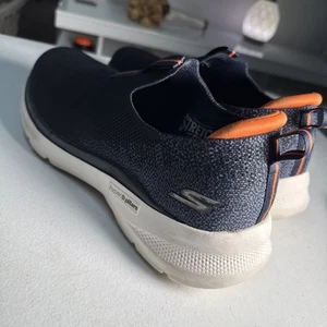 Skecher Go Walk 6 Sneaker Air Cooled Gogo Mat Shoes Men's 7 W/Woman 9 W 216202 - Picture 1 of 5