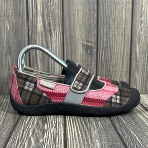 Keen Harvest karierte Mary Jane Flanell-Flats Outdoor Freizeit Damengröße 6,5 bequem - Bild 1 von 8